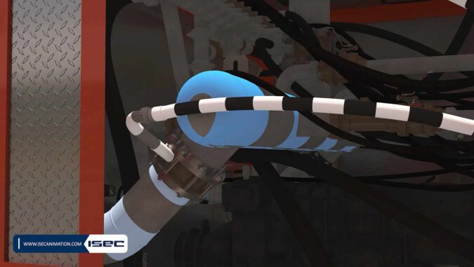 Foam check valve in Fire Engine