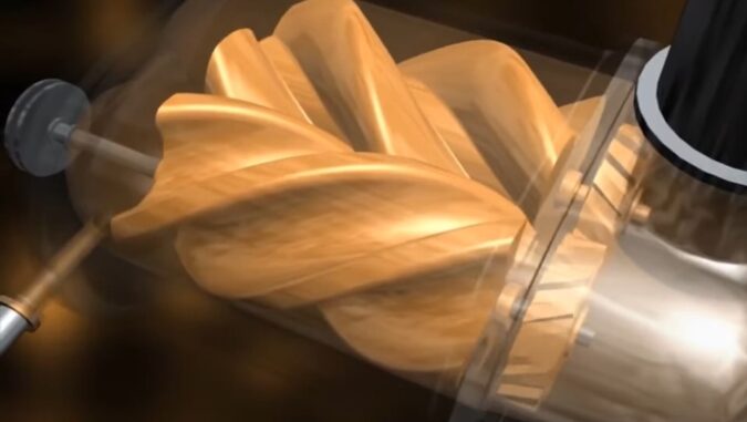 Different types of screw compressors